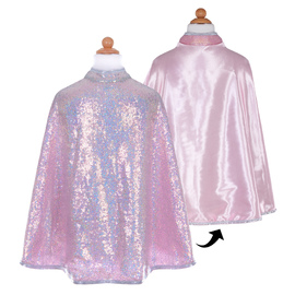 RevPinkSequins Cape, Sz 3-4