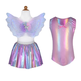 Bodysuit,PinkSz3-4,UnicornSkirtSet