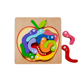 123 Worm Puzzle