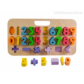 Carry Around 123 Wooden Puzzle