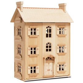 Natural Wood Dolls House