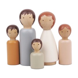 Dubois Wooden Family Dolls