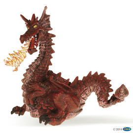 EnchantRed dragon with flame