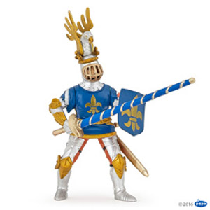 MedievalBlueKnightFleurDeLys