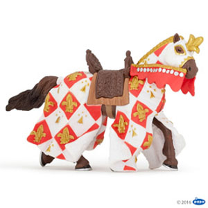 MedievalWhiteHorseFleurDeLys