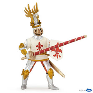 MedievalWhiteknightfleurdelys