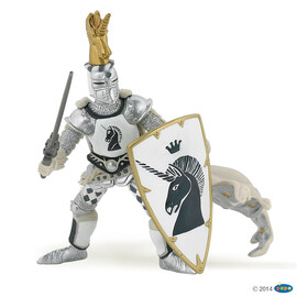 MedievalKnightUnicornSilver