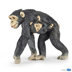 ##WildChimpanzee and baby