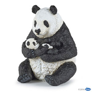 #WildSitting panda and baby