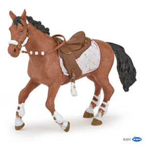 HorseWinter riding girl horse