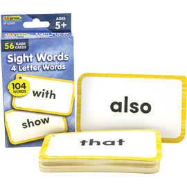 FlashCardsSightWord4LetterMOQ4