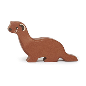 Weasel Wooden Animal (6 pack)