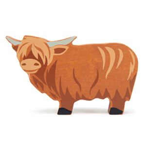 HighlandCowWoodenAnimal(6pk)