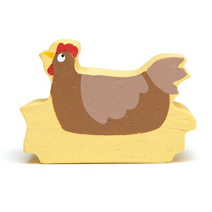 Chicken Wooden Animal (6 pack)