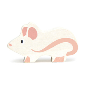 Mouse Wooden Animal (6 pack)