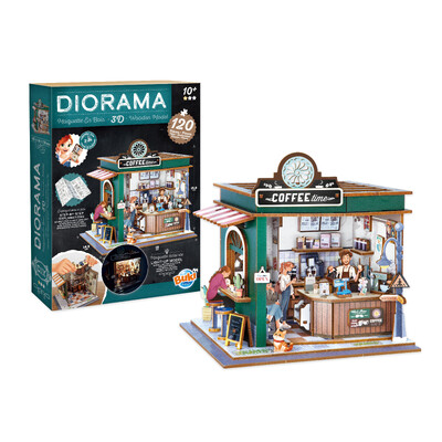 Buy Buki France Coffee Shop Diorama wholesale at Kaleidoscope Australasia Pty Ltd