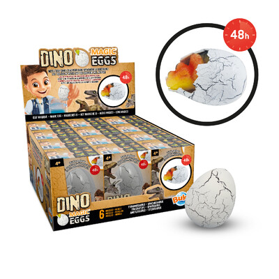 Buy Buki France Dino Magic Eggs CDU of 12 wholesale at Kaleidoscope Australasia Pty Ltd