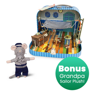 Buy Sam & Julia BUY Grandpa Mansion to go GET Grandpa Sailor Plush for FREE wholesale at Kaleidoscope Australasia Pty Ltd