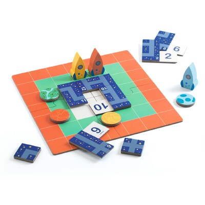 Buy Djeco Rocket Track Sologic Puzzle Game wholesale at Kaleidoscope Australasia Pty Ltd