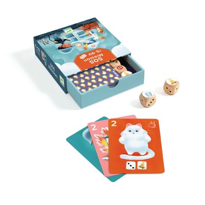 Buy Djeco Pets Rescue Dice & Card Game wholesale at Kaleidoscope Australasia Pty Ltd