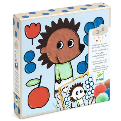 Buy Djeco Air-dry Clay Colouring - Garden Friends wholesale at Kaleidoscope Australasia Pty Ltd