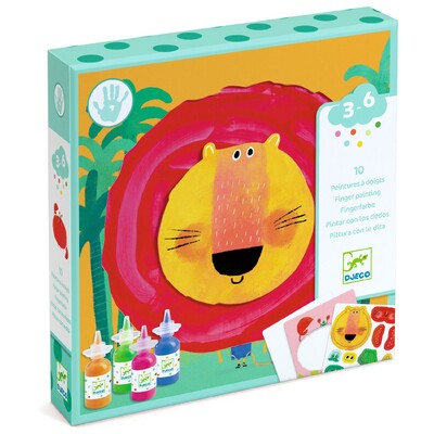 Buy Djeco Finger Painting - Crazy Animals wholesale at Kaleidoscope Australasia Pty Ltd