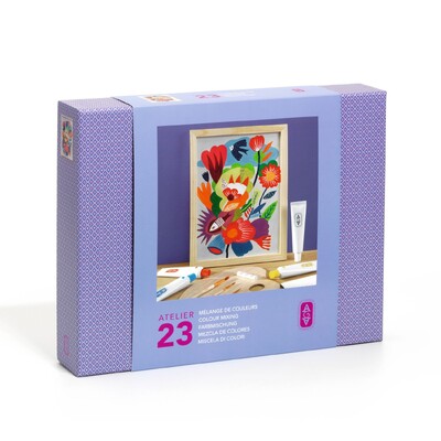 Buy Djeco Atelier 23 - Abstract Canvas Painting Kit wholesale at Kaleidoscope Australasia Pty Ltd