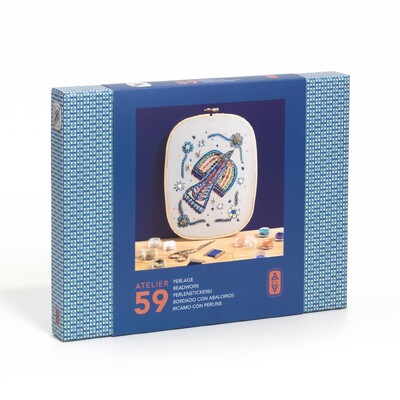 Buy Djeco Atelier 59 – Bird Beadwork Embroidery Kit wholesale at Kaleidoscope Australasia Pty Ltd