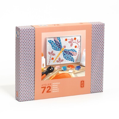 Buy Djeco Atelier 72 – Dragonfly Mosaic Art Kit wholesale at Kaleidoscope Australasia Pty Ltd