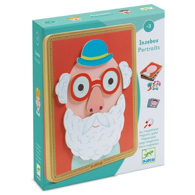 Buy Djeco Inzebox Portraits Magnetic Game wholesale at Kaleidoscope Australasia Pty Ltd