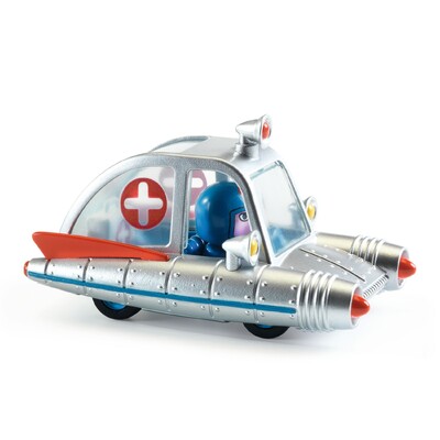 Buy Djeco Space Ambulance Crazy Motors wholesale at Kaleidoscope Australasia Pty Ltd