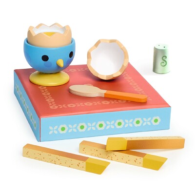 Buy Djeco Boiled Egg Pretend Play Set wholesale at Kaleidoscope Australasia Pty Ltd