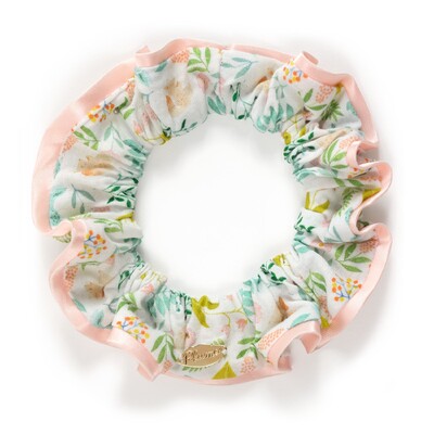 Buy Djeco Capucine Forest pink and green hair scrunchie wholesale at Kaleidoscope Australasia Pty Ltd