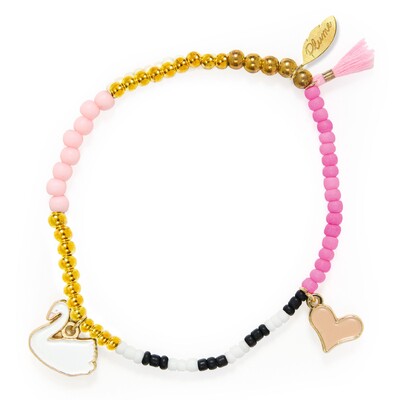 Buy Djeco Swann Beaded Charm Bracelet wholesale at Kaleidoscope Australasia Pty Ltd