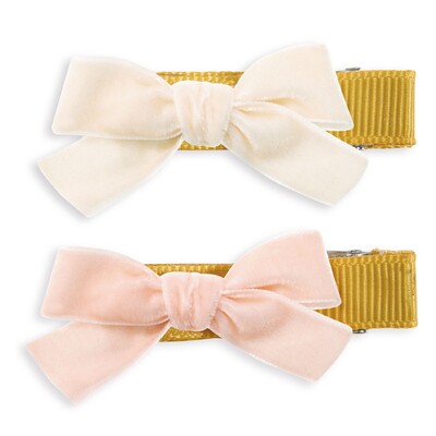 Buy Djeco Alicia Velvet Bow Clip Set wholesale at Kaleidoscope Australasia Pty Ltd