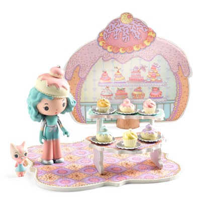 Buy Djeco Tiny Cakes Tinyly Miniature Play Set wholesale at Kaleidoscope Australasia Pty Ltd