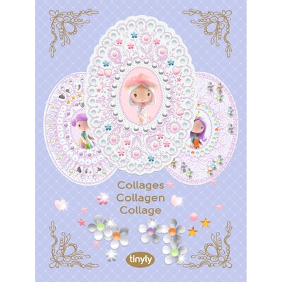 Buy Djeco Collages Amy and Co Creative Activity Set wholesale at Kaleidoscope Australasia Pty Ltd