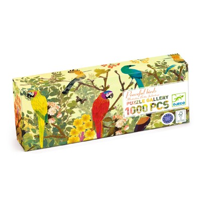 Buy Djeco Peaceful Birds 1000 Piece Gallery Jigsaw Puzzle wholesale at Kaleidoscope Australasia Pty Ltd
