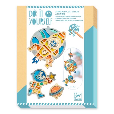 Buy Djeco Do It Yourself Cosmic Light Suncatcher Craft Kit wholesale at Kaleidoscope Australasia Pty Ltd