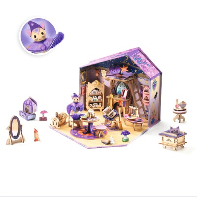 Buy Djeco Mi House - Astra Miniature Model Making Kit wholesale at Kaleidoscope Australasia Pty Ltd