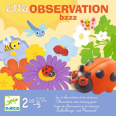 Buy Djeco Little Observation Bzzz Memory and Observation Game wholesale at Kaleidoscope Australasia Pty Ltd
