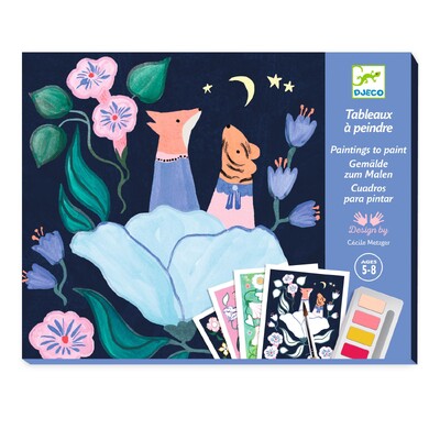 Buy Djeco Daydreams Guided Painting Art Kit wholesale at Kaleidoscope Australasia Pty Ltd