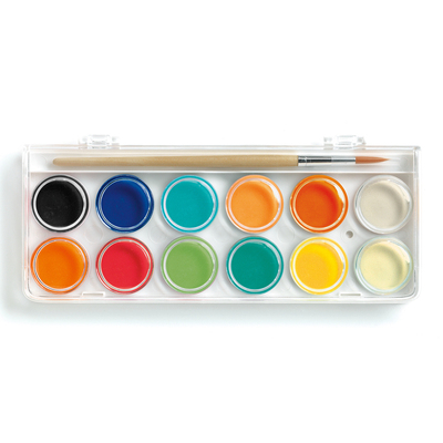 Djeco - Artist's Palette - Gouache Paint Set