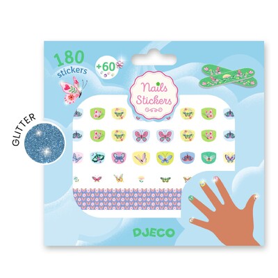 Buy Djeco Springtime Butterflies Nail Sticker Set wholesale at Kaleidoscope Australasia Pty Ltd