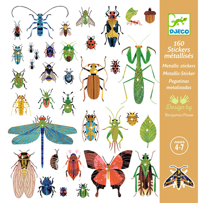 StickersMetallicBugs160 MOQ10
