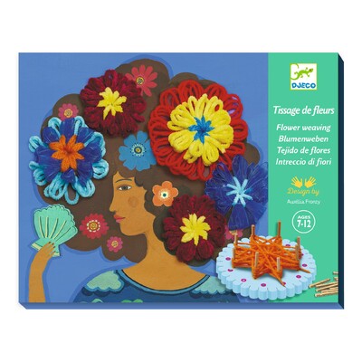 Buy Djeco Hemisphere in Your Hair Textile Flower Craft Kit wholesale at Kaleidoscope Australasia Pty Ltd