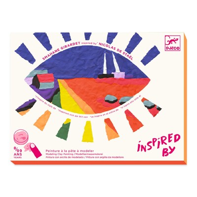 Buy Djeco Inspired by Nicolas De Stael - Clay Painting wholesale at Kaleidoscope Australasia Pty Ltd
