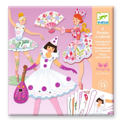 Buy Djeco Colour & Assemble Ballet Dancers wholesale at Kaleidoscope Australasia Pty Ltd