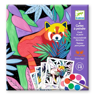 Buy Djeco Jungle Selva Guided Painting Art Kit wholesale at Kaleidoscope Australasia Pty Ltd