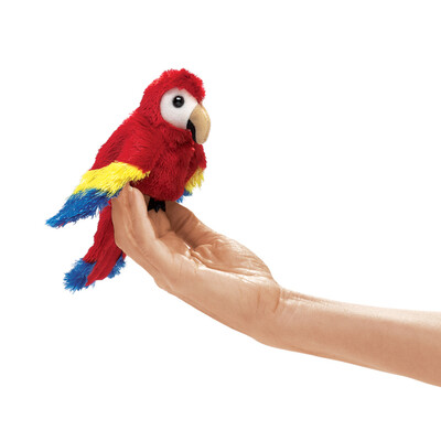 Macaw, Scarlet FingerPuppet(3)